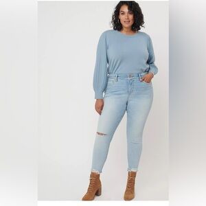 Loft denim jeans size 10